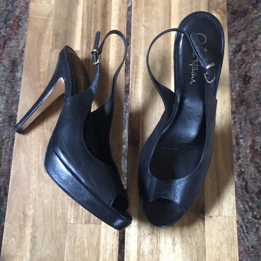 Cole Haan Nike Air sling back peep toe size 8